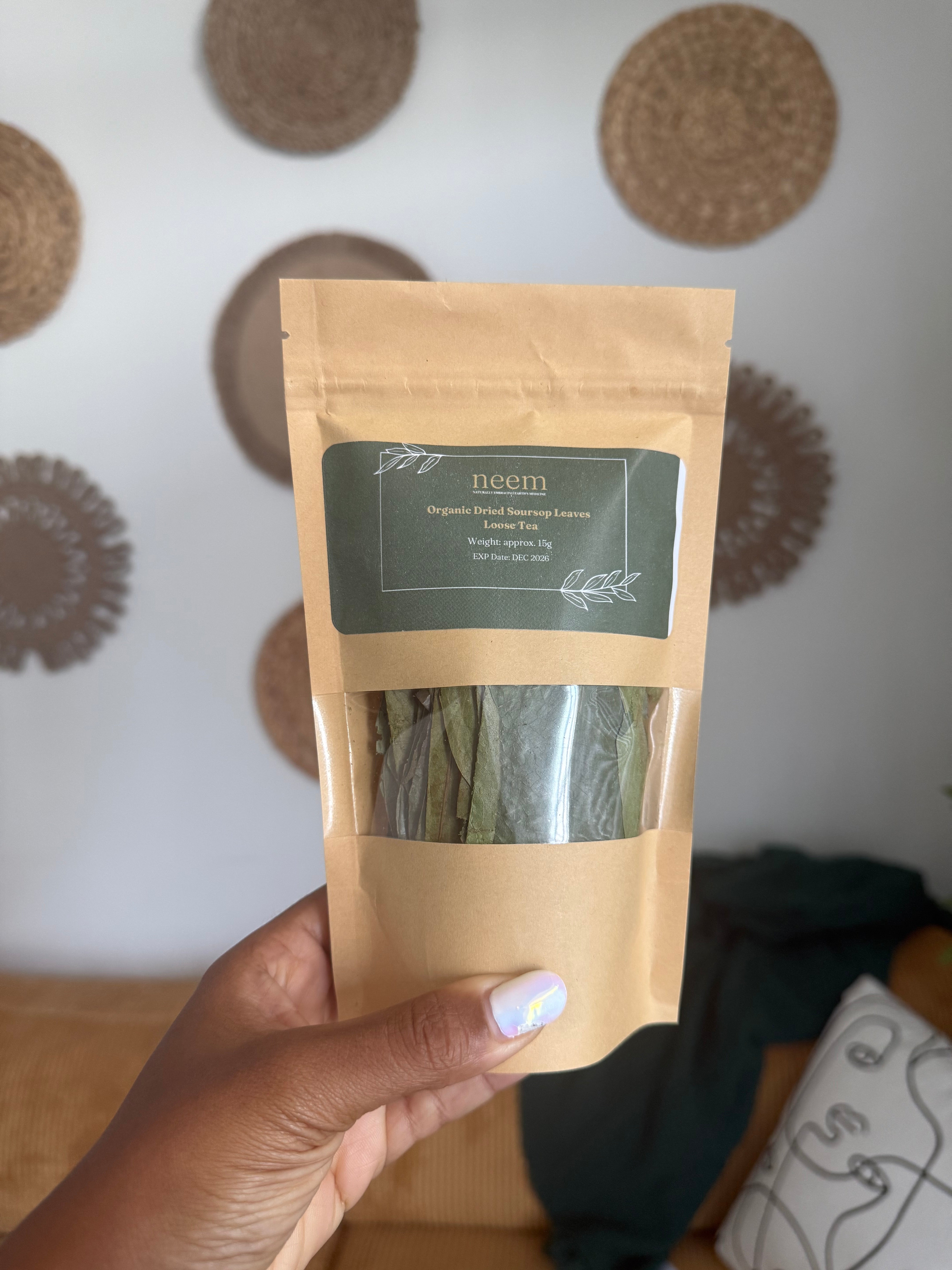 Organic Dried Soursop Leaves 15g